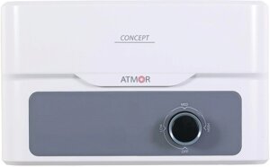 Проточный электрический водонагреватель кран+душ Atmor Concept 5 кВт Combi