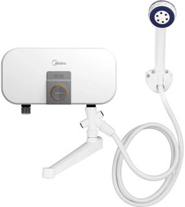 Проточный электрический водонагреватель кран+душ Midea Infinity MIWH-3500C