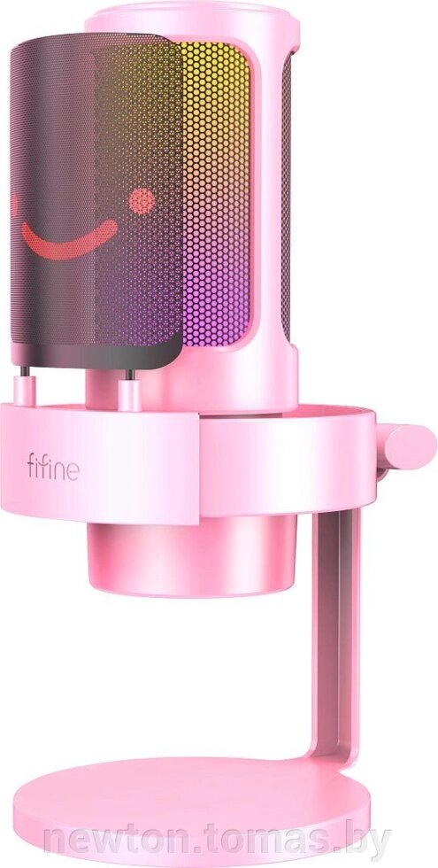 Проводной микрофон FIFINE A8 розовый от компании Интернет-магазин Newton - фото 1
