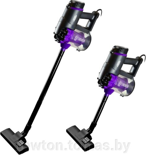 Пылесос Ginzzu VS115 черный/фиолетовый