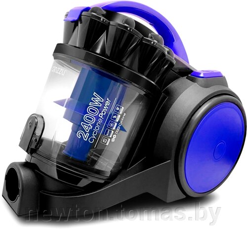 Пылесос Ginzzu VS435 черный/синий