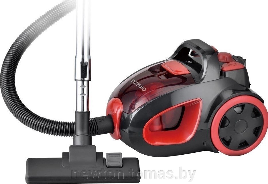 Пылесос Ginzzu VS437 черный/красный от компании Интернет-магазин Newton - фото 1