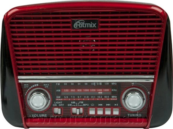 Радиоприемник Ritmix RPR-050 красный от компании Интернет-магазин Newton - фото 1