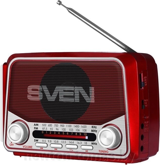 Радиоприемник SVEN SRP-525 красный от компании Интернет-магазин Newton - фото 1