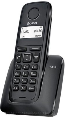 Радиотелефон Gigaset A116 черный от компании Интернет-магазин Newton - фото 1
