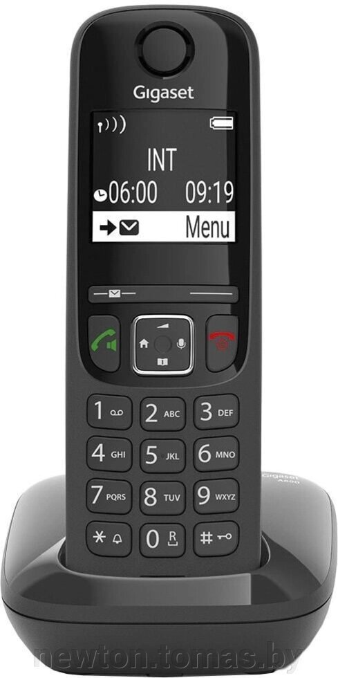 Радиотелефон Gigaset AS690 черный от компании Интернет-магазин Newton - фото 1
