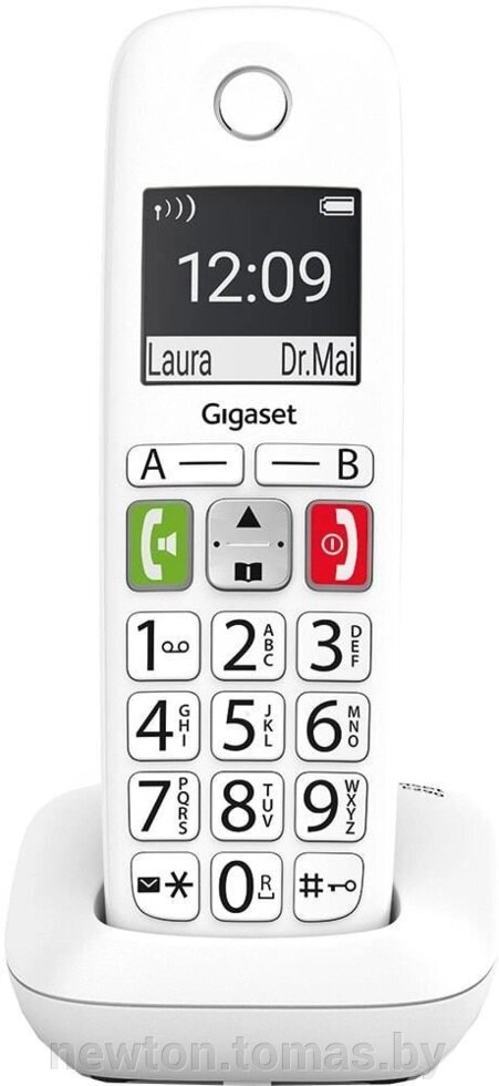 Радиотелефон Gigaset E290 белый от компании Интернет-магазин Newton - фото 1