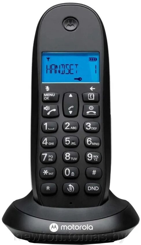 Радиотелефон Motorola C1001CB+ черный от компании Интернет-магазин Newton - фото 1