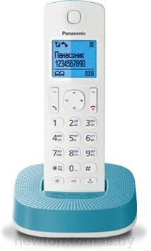 Радиотелефон  Panasonic KX-TGC310RU1 White/Blue от компании Интернет-магазин Newton - фото 1