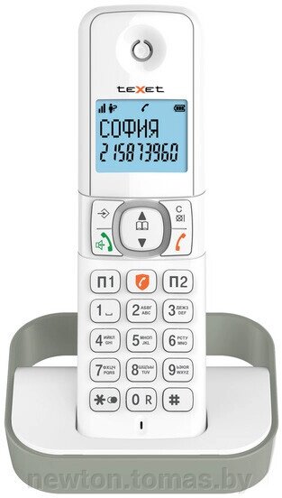 Радиотелефон TeXet TX-D5605A белый от компании Интернет-магазин Newton - фото 1