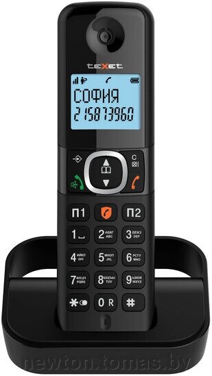 Радиотелефон TeXet TX-D5605A черный от компании Интернет-магазин Newton - фото 1