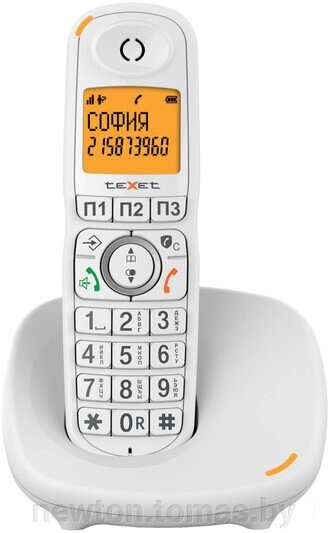 Радиотелефон TeXet TX-D8905A белый от компании Интернет-магазин Newton - фото 1