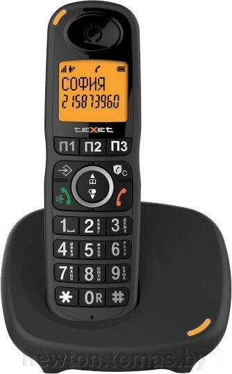 Радиотелефон TeXet TX-D8905A черный от компании Интернет-магазин Newton - фото 1
