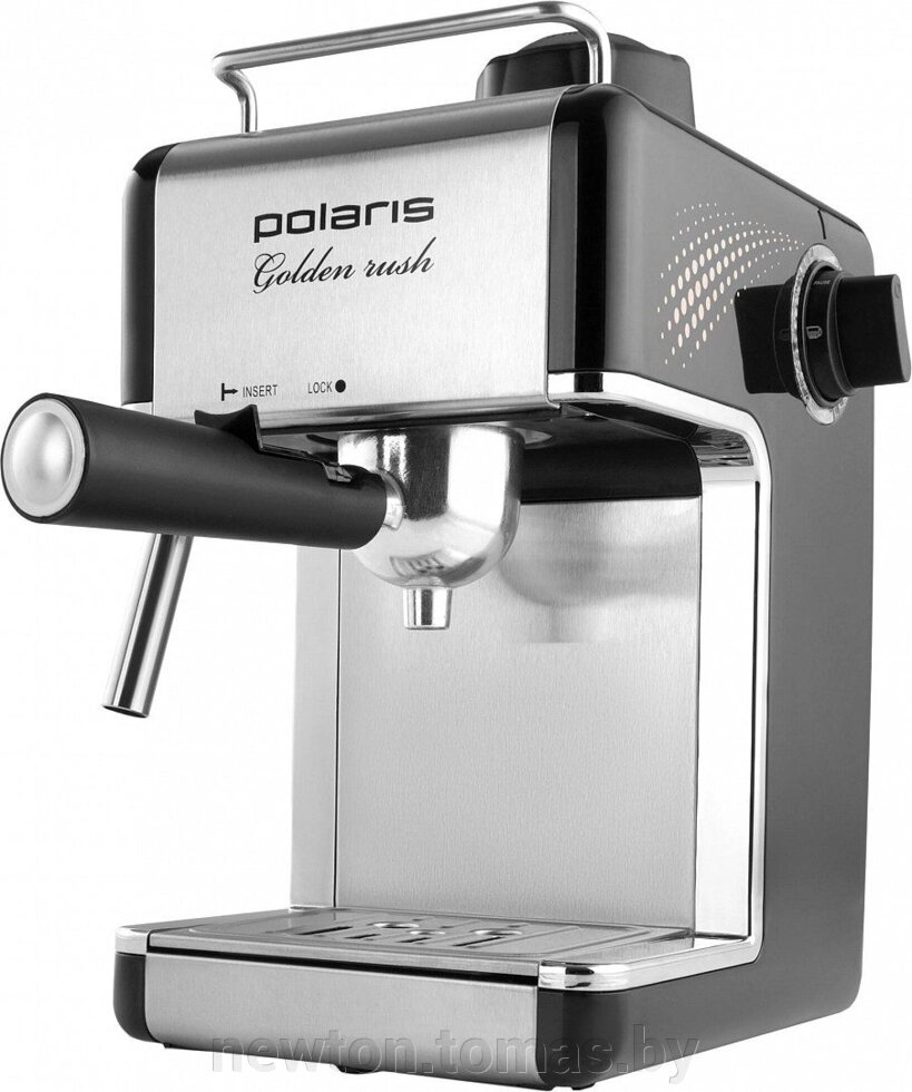 Рожковая бойлерная кофеварка Polaris PCM 4006A Golden rush от компании Интернет-магазин Newton - фото 1