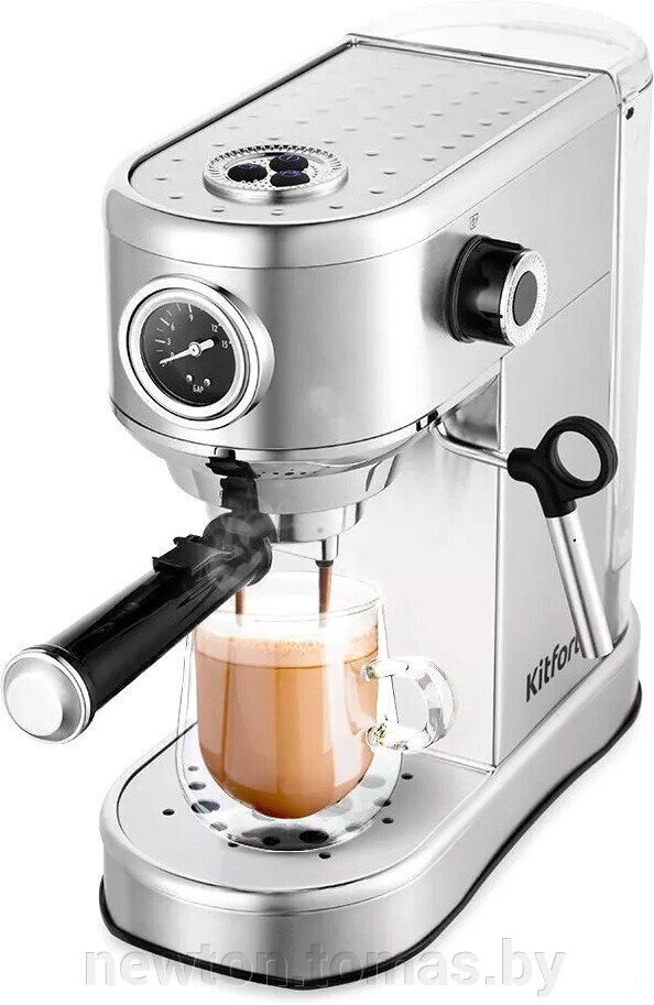 Рожковая кофеварка Kitfort KT-7193 от компании Интернет-магазин Newton - фото 1