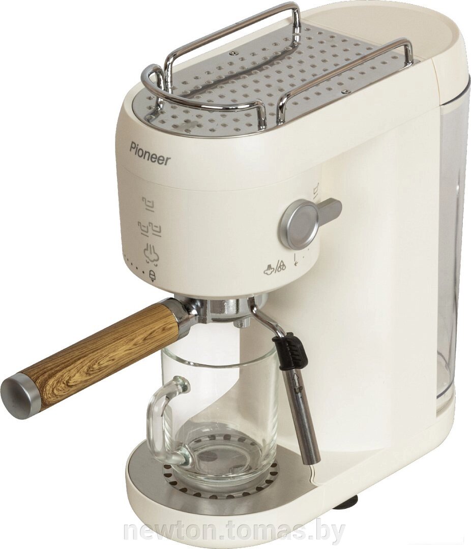 Рожковая кофеварка Pioneer CM109P белый от компании Интернет-магазин Newton - фото 1