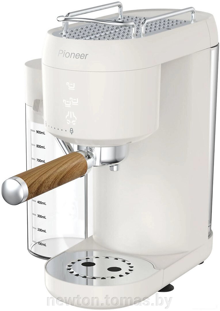Рожковая кофеварка Pioneer CMA019 белый от компании Интернет-магазин Newton - фото 1
