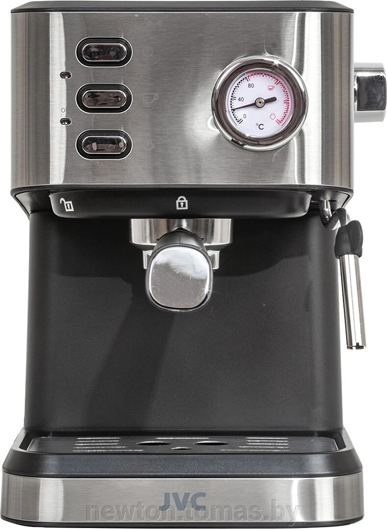 Рожковая помповая кофеварка JVC JK-CF33 черный от компании Интернет-магазин Newton - фото 1