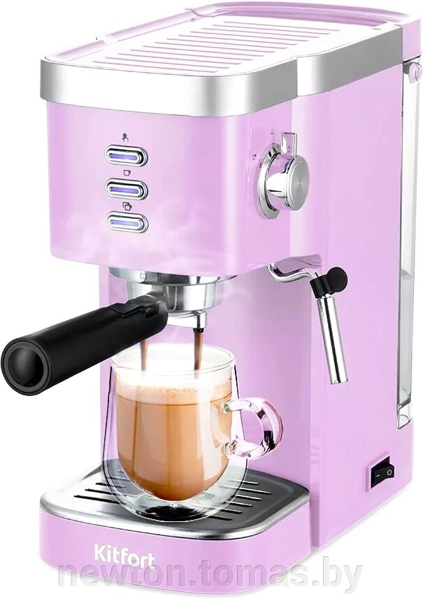 Рожковая помповая кофеварка Kitfort KT-7114-3 от компании Интернет-магазин Newton - фото 1
