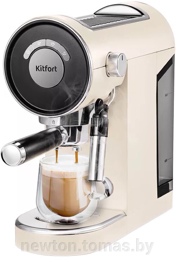 Рожковая помповая кофеварка Kitfort KT-783-1 от компании Интернет-магазин Newton - фото 1