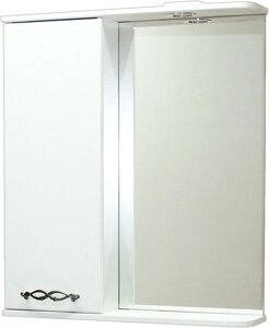 СанитаМебель Шкаф с зеркалом Джаст 12.650 левый