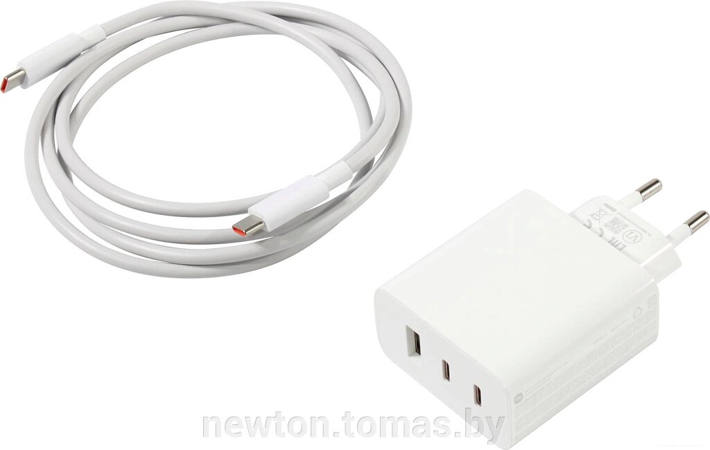 Сетевое зарядное Xiaomi 67W GaN Charger 2C1A A07ZMEU международная версия от компании Интернет-магазин Newton - фото 1