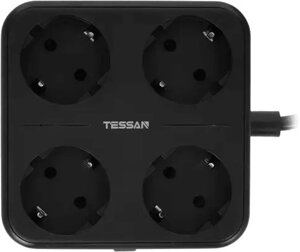 Сетевой фильтр Tessan TS-302 черный