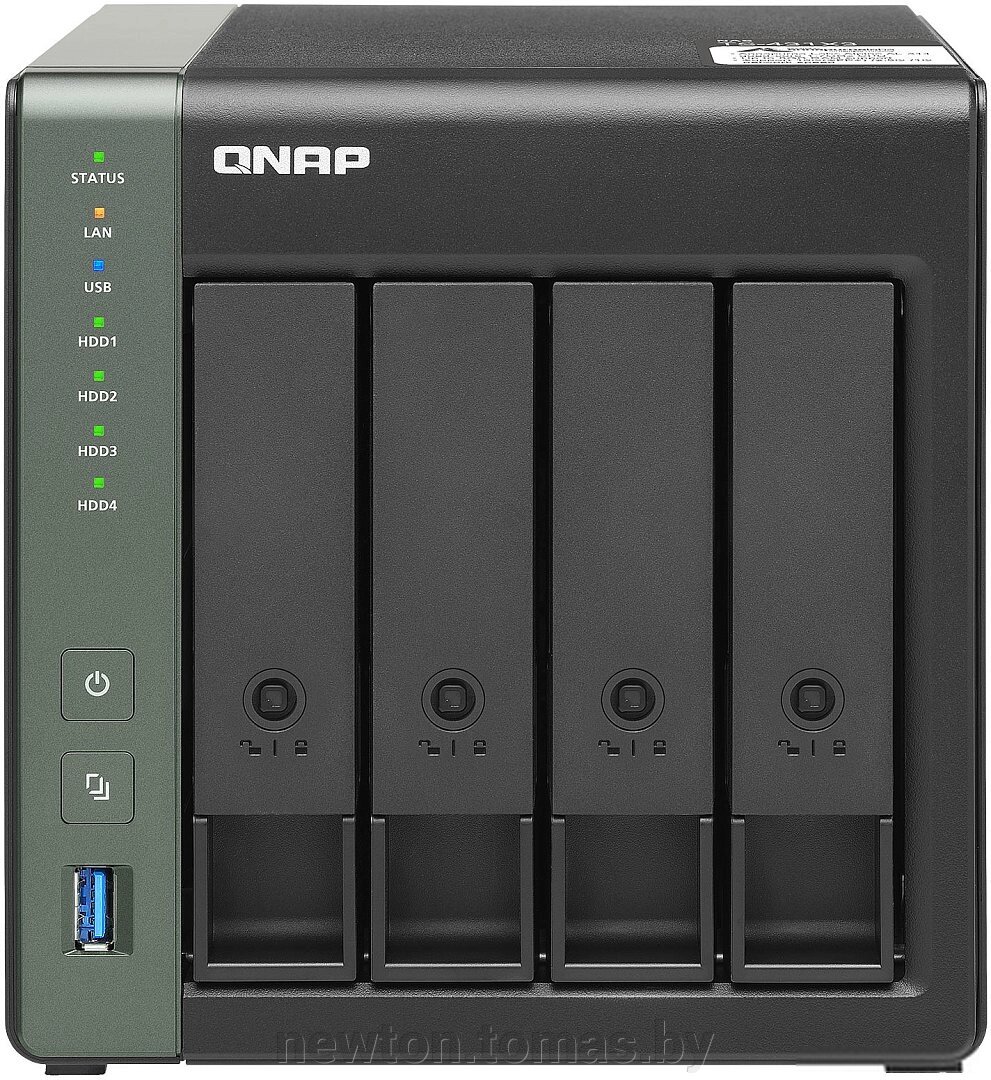 Сетевой накопитель QNAP TS-431X3-4G от компании Интернет-магазин Newton - фото 1