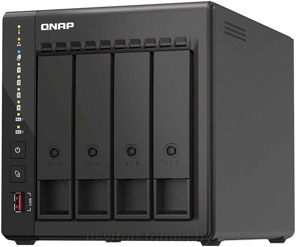 Сетевой накопитель QNAP TS-453E-8G от компании Интернет-магазин Newton - фото 1