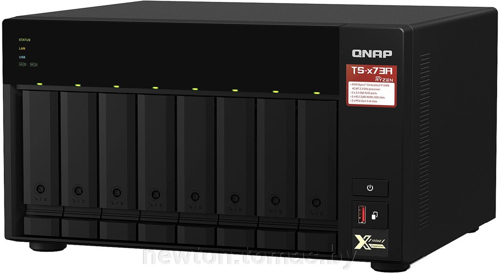 Сетевой накопитель QNAP TS-873A-8G от компании Интернет-магазин Newton - фото 1