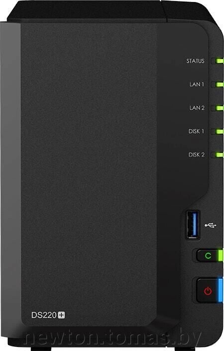 Сетевой накопитель Synology DiskStation DS220+ от компании Интернет-магазин Newton - фото 1