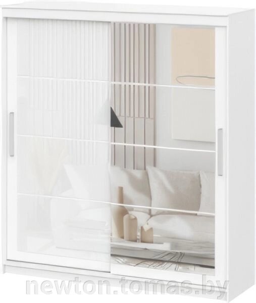 Шкаф распашной NN мебель К ШКП 3 2.0 белый текстурный от компании Интернет-магазин Newton - фото 1