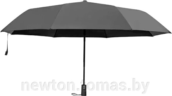Складной зонт U'Revo UPF50 черный от компании Интернет-магазин Newton - фото 1