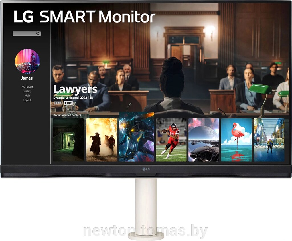 Smart монитор LG Smart 32SQ780S-W от компании Интернет-магазин Newton - фото 1