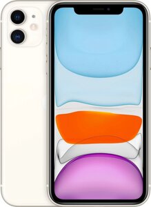 Смартфон Apple iPhone 11 64GB Dual SIM белый