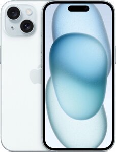 Смартфон Apple iPhone 15 256GB голубой