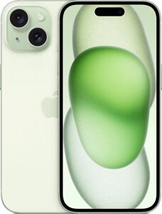 Смартфон Apple iPhone 15 Dual SIM 128GB зеленый
