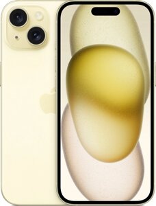 Смартфон Apple iPhone 15 Dual SIM 256GB желтый