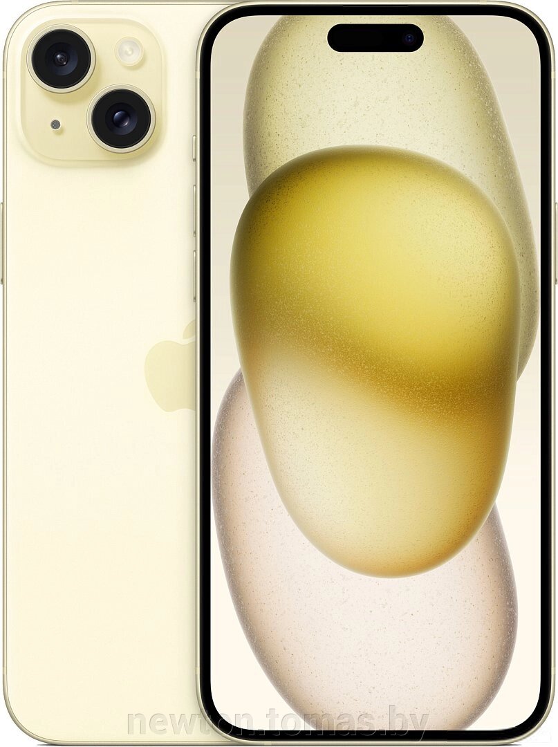 Смартфон Apple iPhone 15 Plus Dual SIM 256GB желтый от компании Интернет-магазин Newton - фото 1