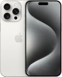 Смартфон Apple iPhone 15 Pro Max Dual SIM 256GB белый титан