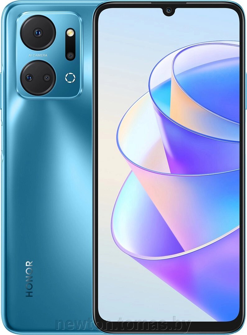 Смартфон HONOR X7a 4GB/128GB международная версия небесно-голубой от компании Интернет-магазин Newton - фото 1