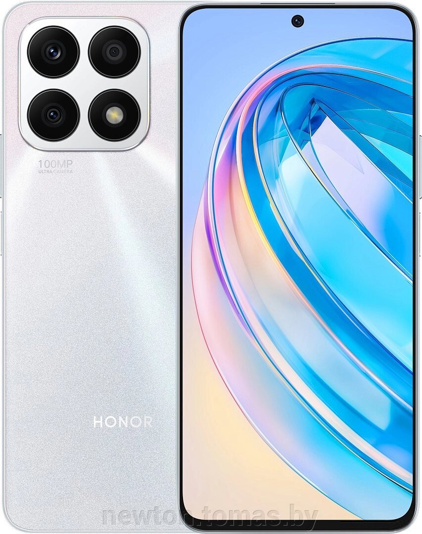 Смартфон HONOR X8a 6GB/128GB международная версия титановый серебристый от компании Интернет-магазин Newton - фото 1