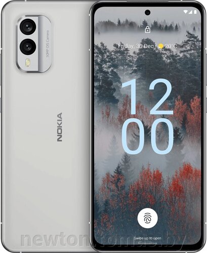 Смартфон Nokia X30 8GB/256GB ледяной белый