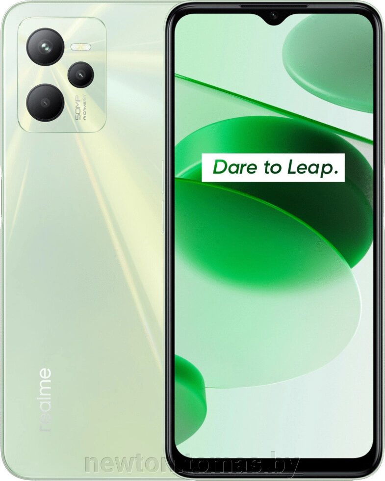 Смартфон Realme C35 RMX3511 4GB/64GB международная версия зеленый от компании Интернет-магазин Newton - фото 1