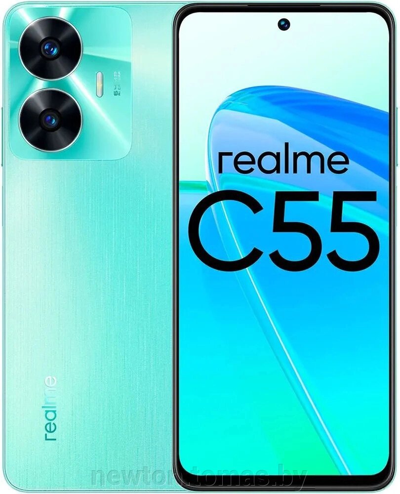 Смартфон Realme C55 8GB/256GB с NFC международная версия зеленый от компании Интернет-магазин Newton - фото 1
