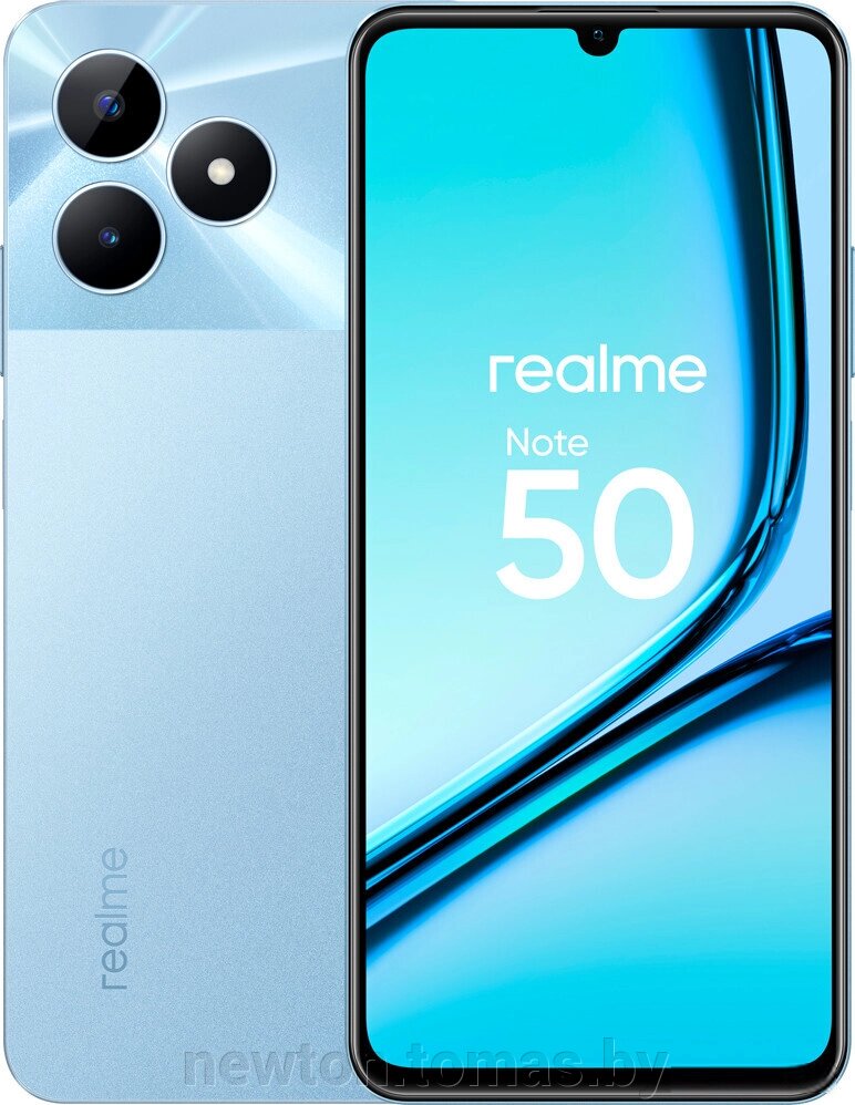 Смартфон Realme Note 50 4GB/128GB небесный голубой от компании Интернет-магазин Newton - фото 1