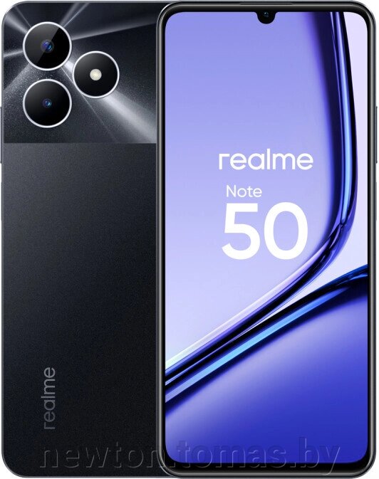 Смартфон Realme Note 50 4GB/128GB полуночный черный от компании Интернет-магазин Newton - фото 1