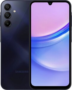 Смартфон Samsung Galaxy A15 4GB/128GB темно-синий, без Samsung Pay