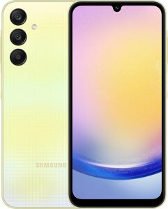 Смартфон Samsung Galaxy A25 8GB/256GB желтый, без Samsung Pay