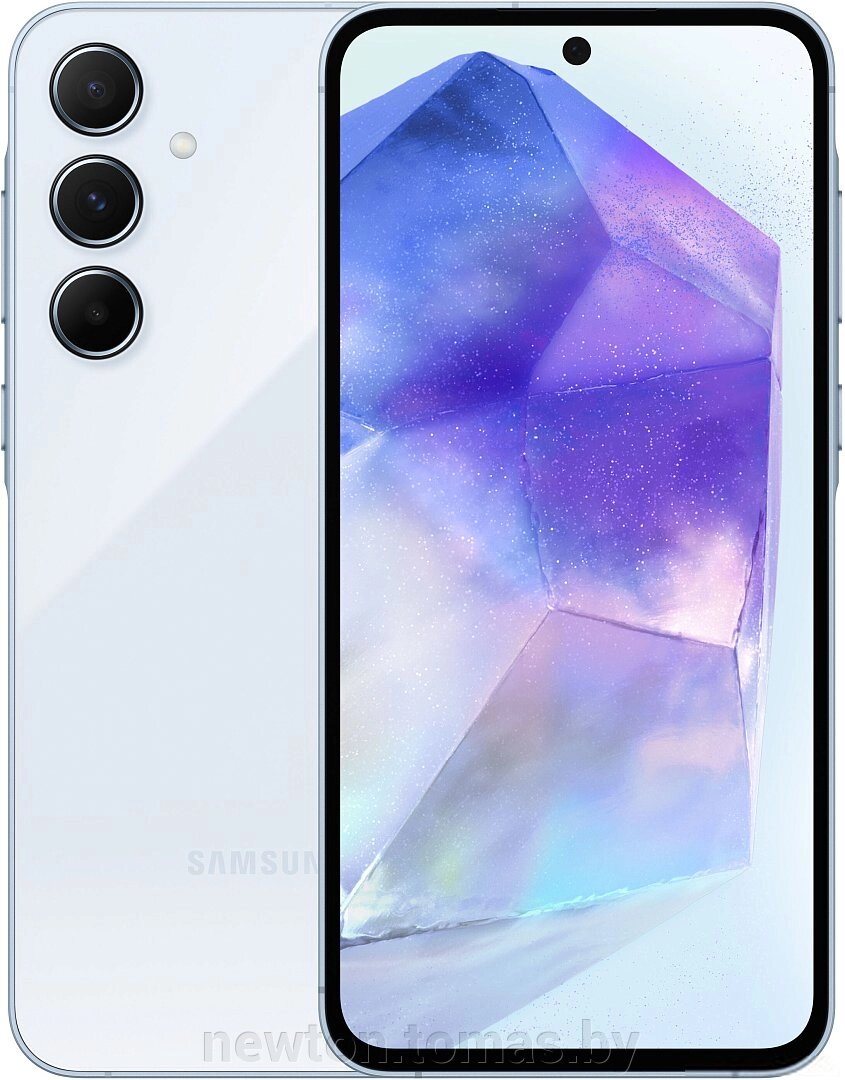 Смартфон Samsung Galaxy A55 SM-A556E 8GB/128GB голубой от компании Интернет-магазин Newton - фото 1